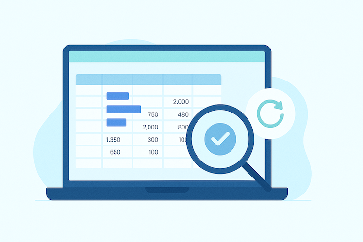 Google Sheets with connected bank transactions